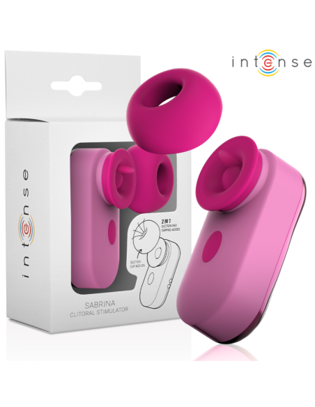 Intense - sabrina travel set estimulador de clÍtoris rosa