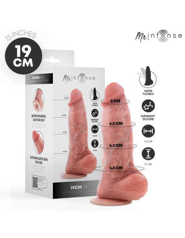 Mr intense - small spencer dildo silicona 19 cm -Ø- 4.5 cm