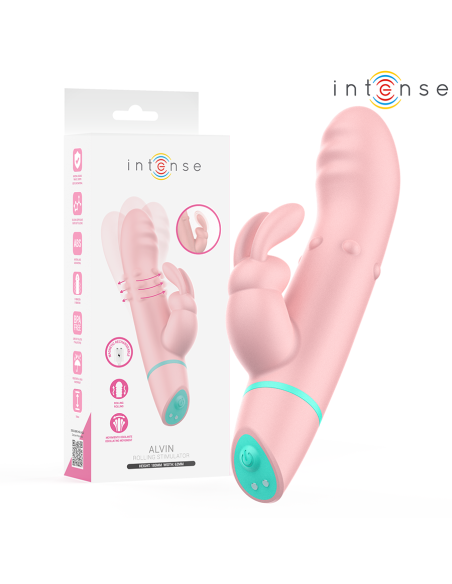 Intense - alvin estimulador rabbit & vibrador rolling + oscilante