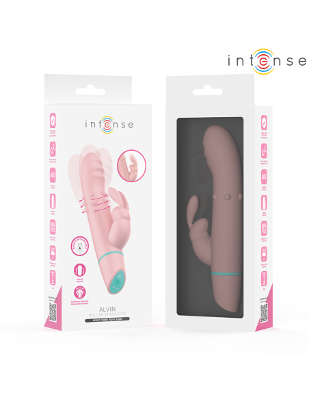Intense - alvin estimulador rabbit & vibrador rolling + oscilante
