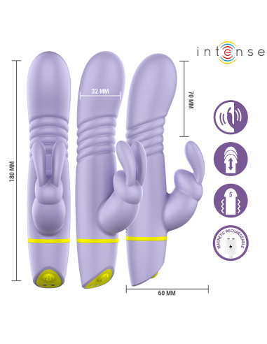 Intense - helen estimulador rabbit & vibrador thrusting