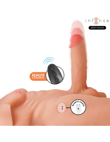Intense deep touch - marty torso con ano y dildo realÍstico con empuje y vibraciÓn control remoto 6.2 kg