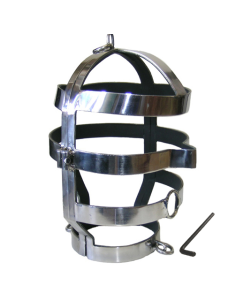 Metal hard - mascara con collar acero