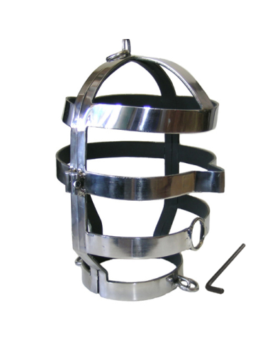 Metal hard - mascara con collar acero