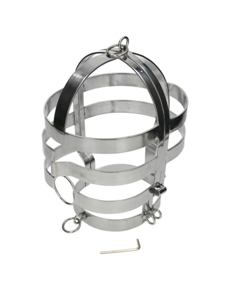 Metal hard - mascara con collar acero