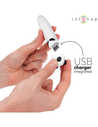 Intense - poh bala vibradora panda recargable usb 10 x 2.2 cm