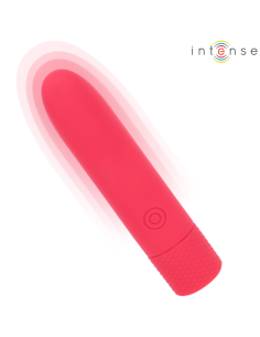 Intense - symone bala vibradora recargable por usb 8 vibraciones rojo 10 x 2.2 cm 2