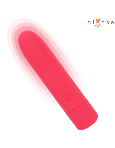 Intense - symone bala vibradora recargable por usb 8 vibraciones rojo 10 x 2.2 cm