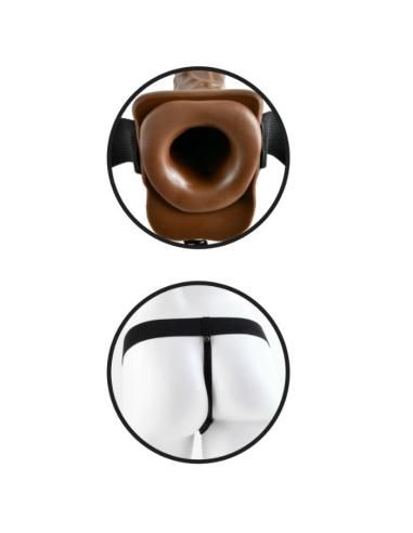 Fetish fantasy series - strap-on hueco con testÍculos 17.8 cm