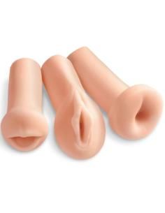 Extreme toyz - all 3 holes kit 3 masturbadores