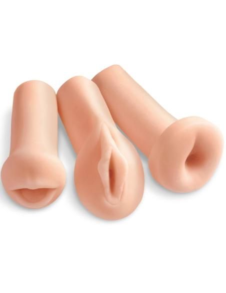 Extreme toyz - all 3 holes kit 3 masturbadores