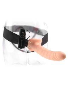 Fetish fantasy series - arnÉs vibrador hueco 19 cm natural 2