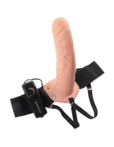 Fetish fantasy series - arnÉs vibrador hueco 19 cm natural