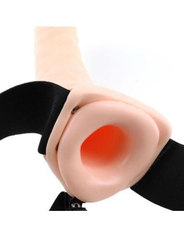 Fetish fantasy series - arnÉs vibrador hueco 19 cm natural