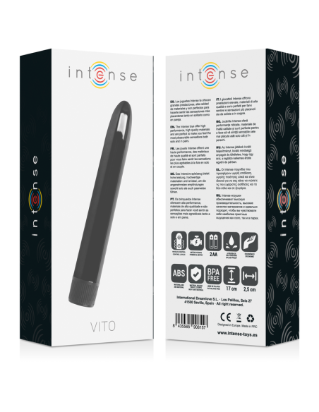 Intense - vito vibrador negro