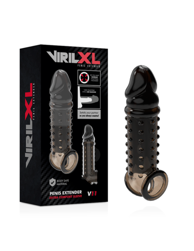 Virilxl - extension y funda de pene v11 negro