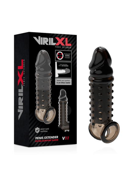 Virilxl - extension y funda de pene v11 negro
