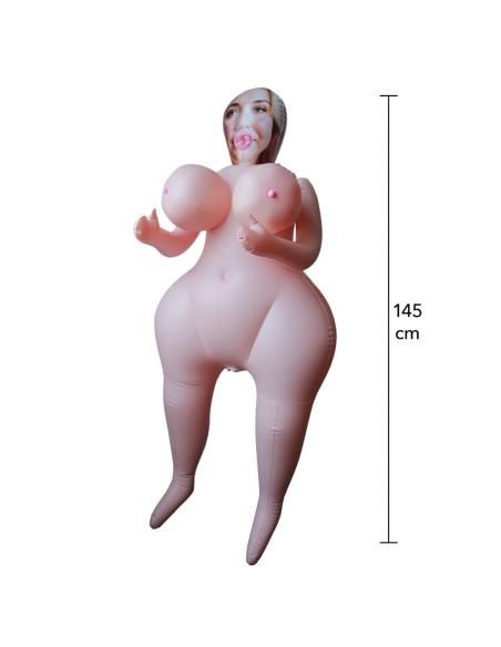 Hidden desire - heavy heather muÑeca inflable 145 cm