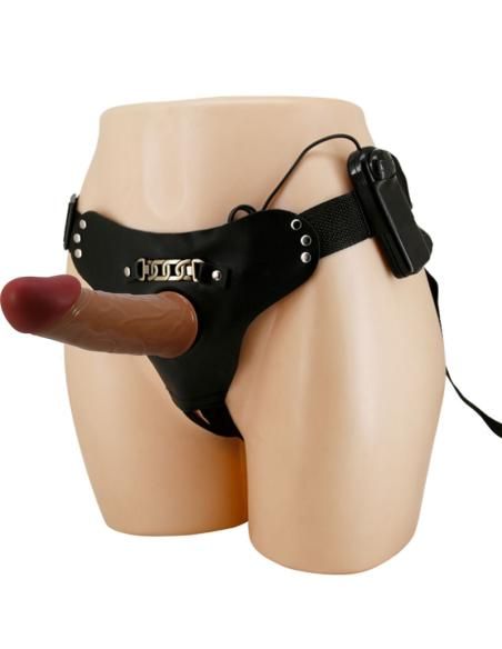Pretty love - starks harness briefs vibraciÓn multi-velocidad dildo 17,5 cm mulato