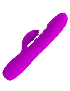 Pretty love - melanie vibrador conejo recargable morado 2