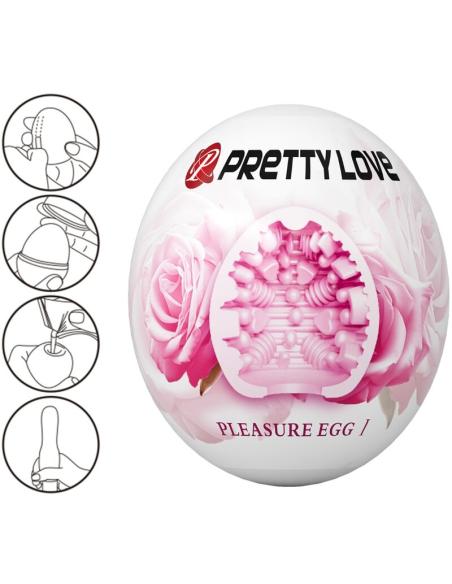 Pretty love - masturbador masculino huevo rosa