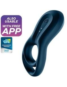 Satisfyer - epic duo anillo vibrador app azul