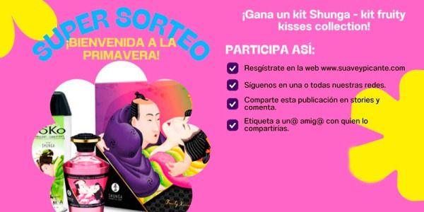 🌸 Sorteo de Primavera: Gana un Kit Sensual de Shunga 🌸